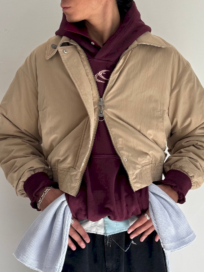 Chamarra Scuffers Harrington Ecru | 85203FXMG