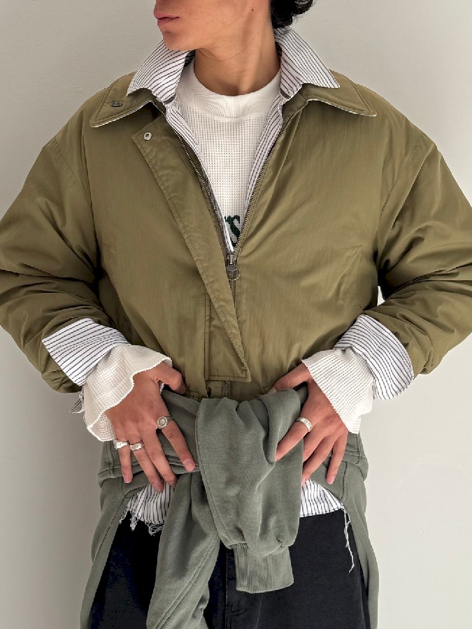 Chamarra Scuffers Harrington Verdes | 93160QBTR