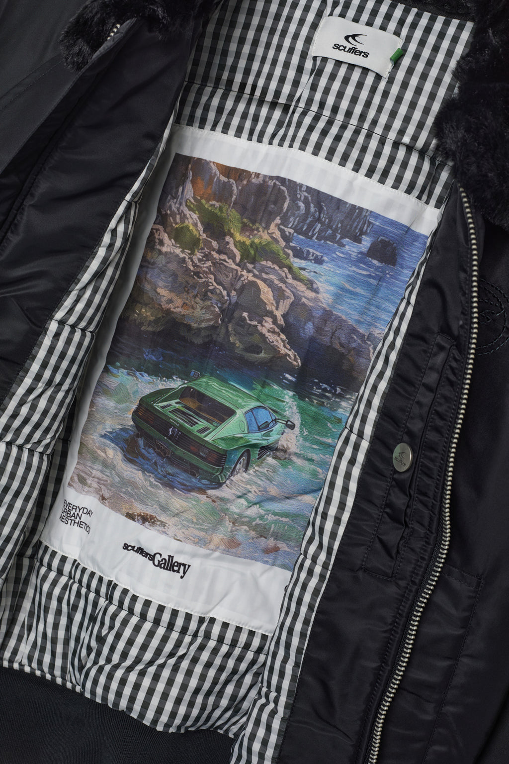 Chamarra Scuffers SCFF Bomber Jacket Negros | 28103EYRP