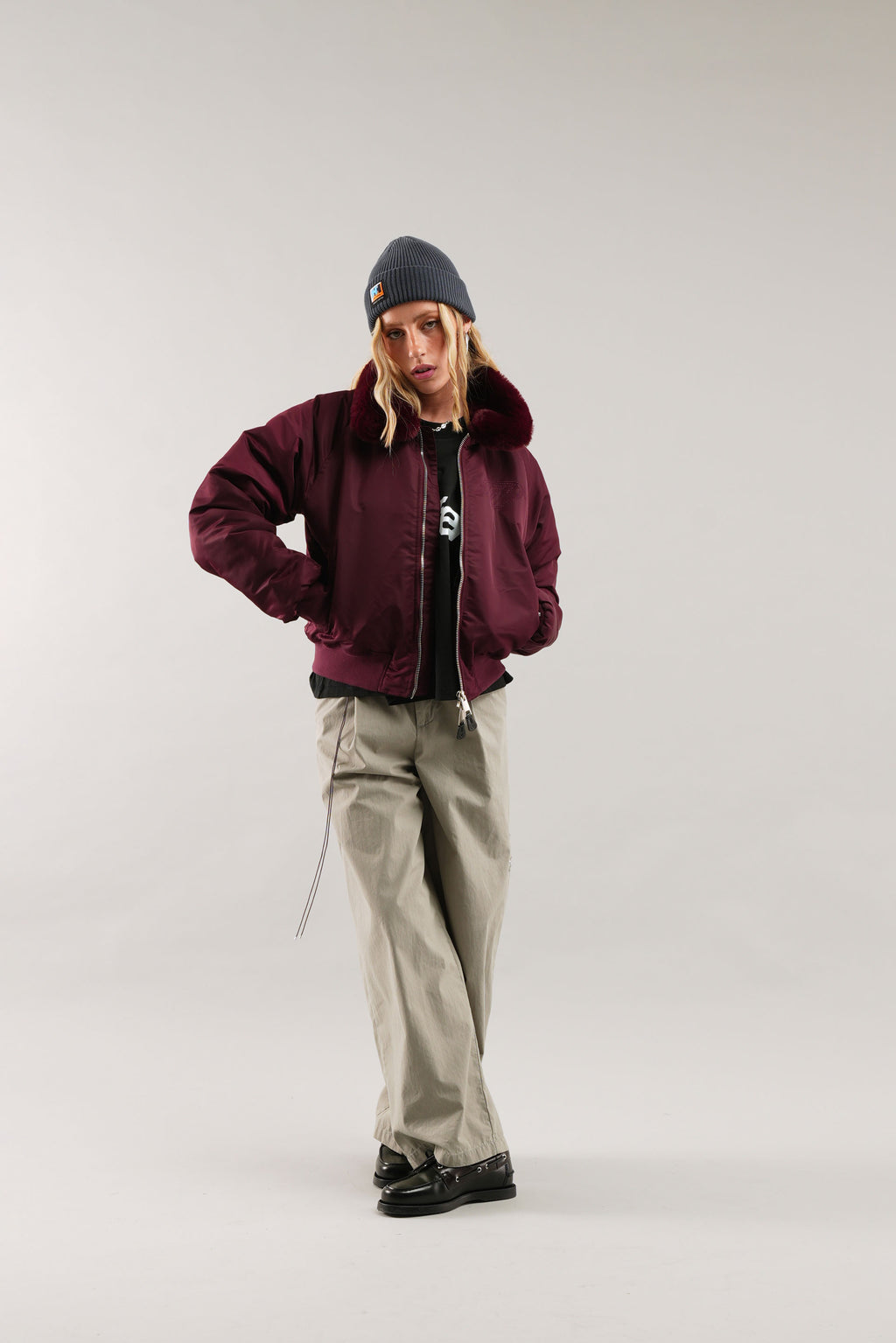 Chamarra Scuffers SCFF Bomber Jacket Vino | 05694OHSU