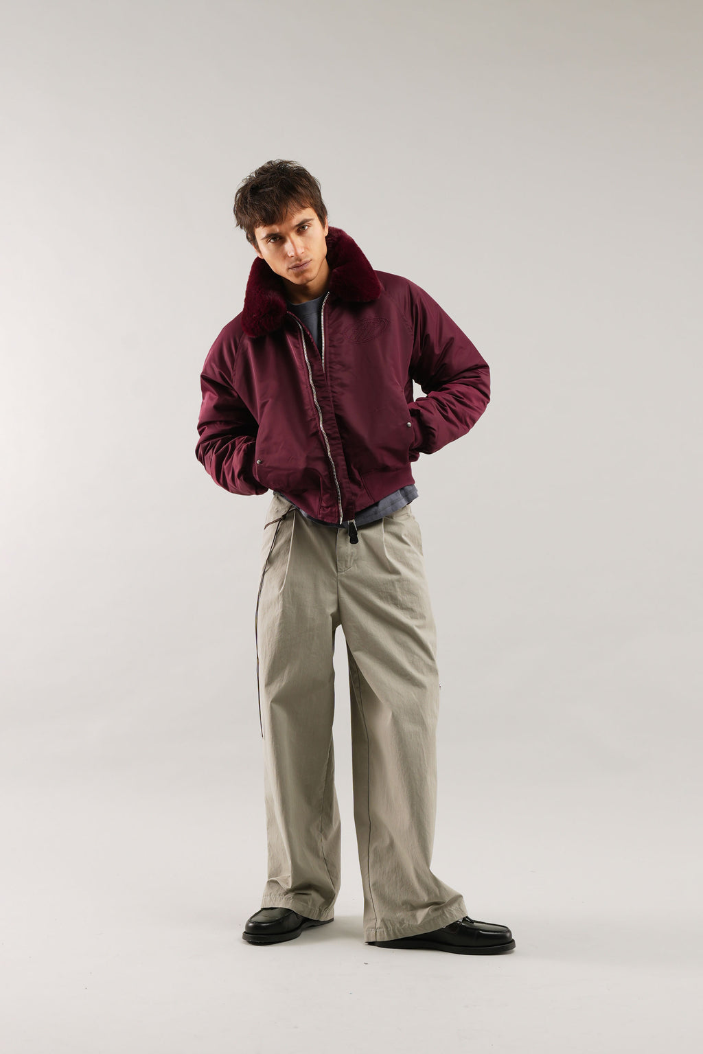Chamarra Scuffers SCFF Bomber Jacket Vino | 05694OHSU
