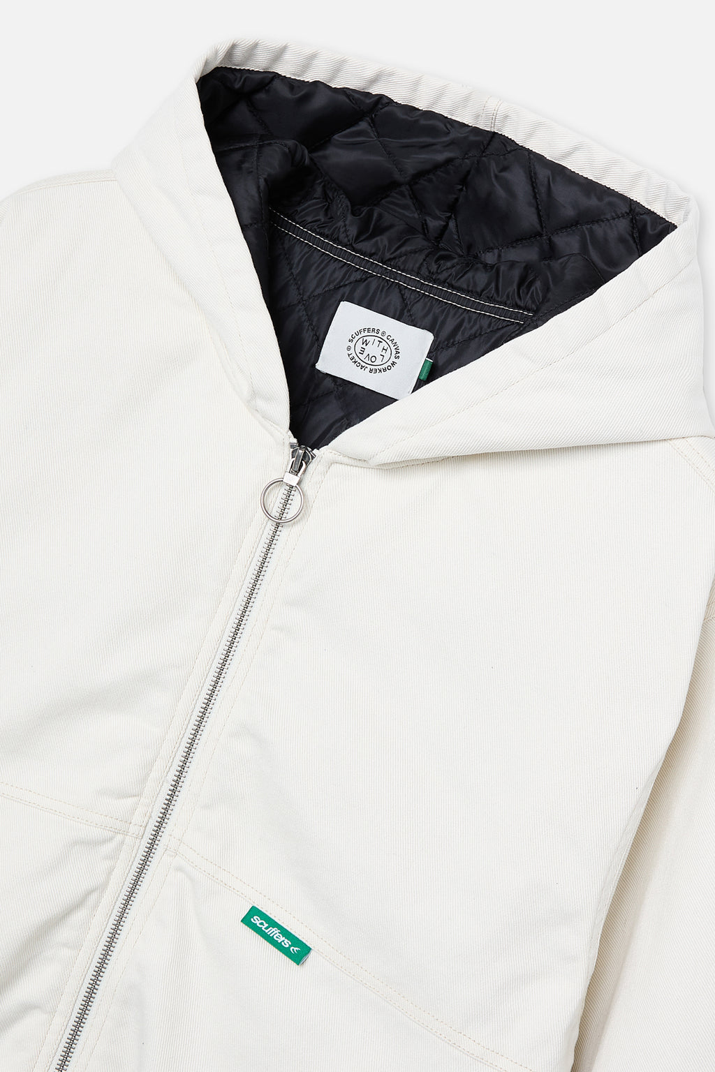 Chamarra Scuffers Stained Jacket Ecru | 97351BMRH