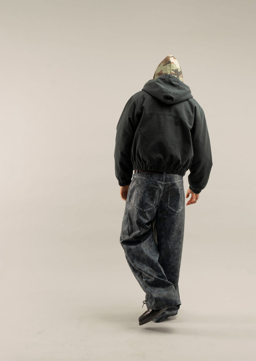 Chamarra Scuffers Stained Work Jacket Azules | 79321ZKTN