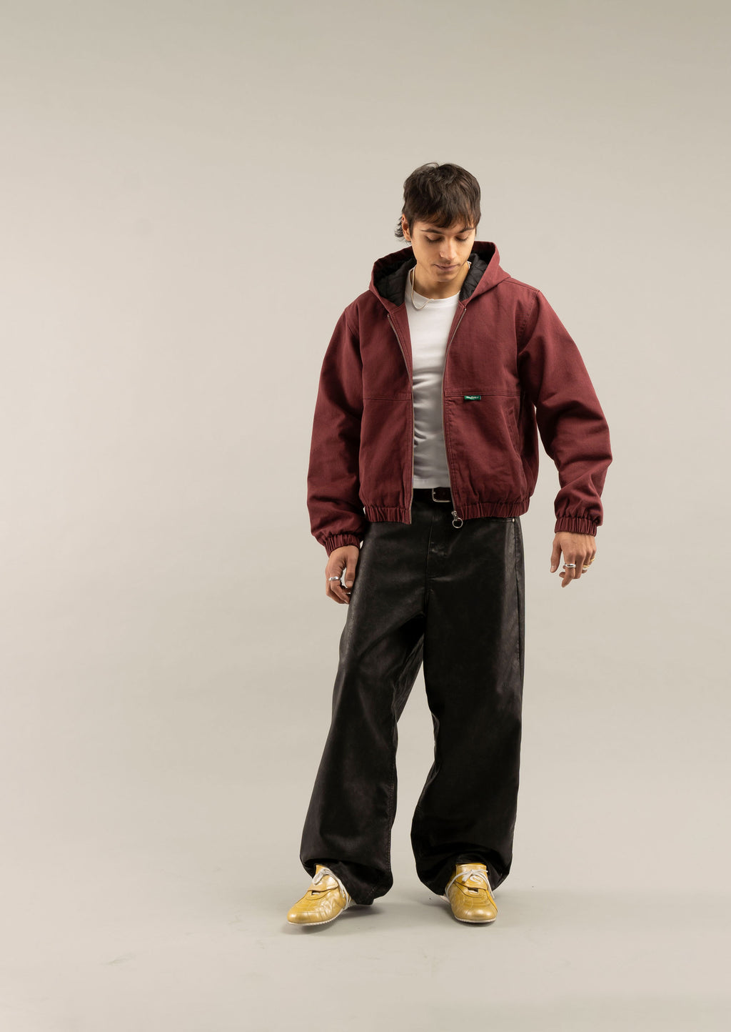 Chamarra Scuffers Stained Work Jacket Vino | 41235PKAL