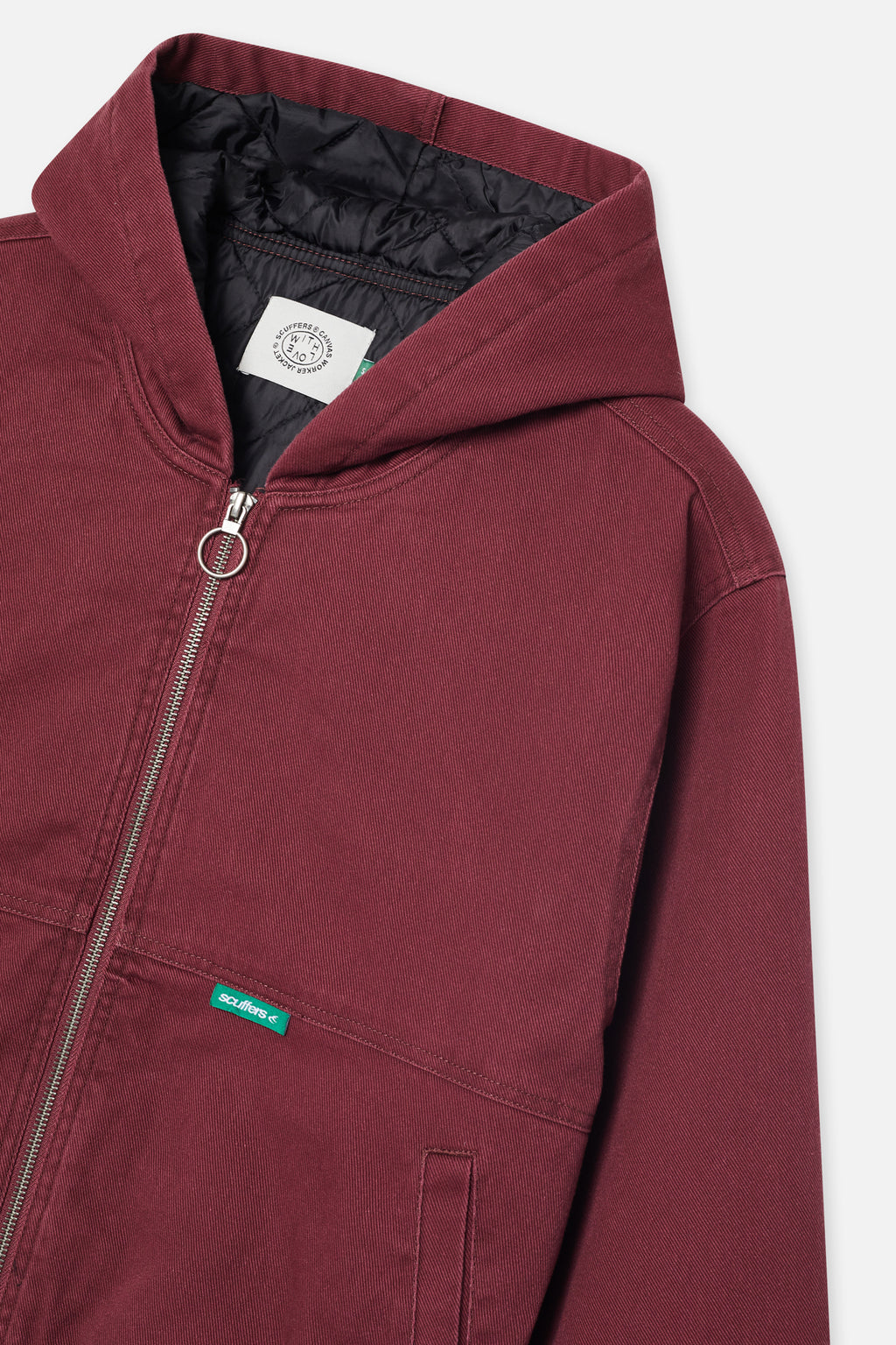 Chamarra Scuffers Stained Work Jacket Vino | 41235PKAL