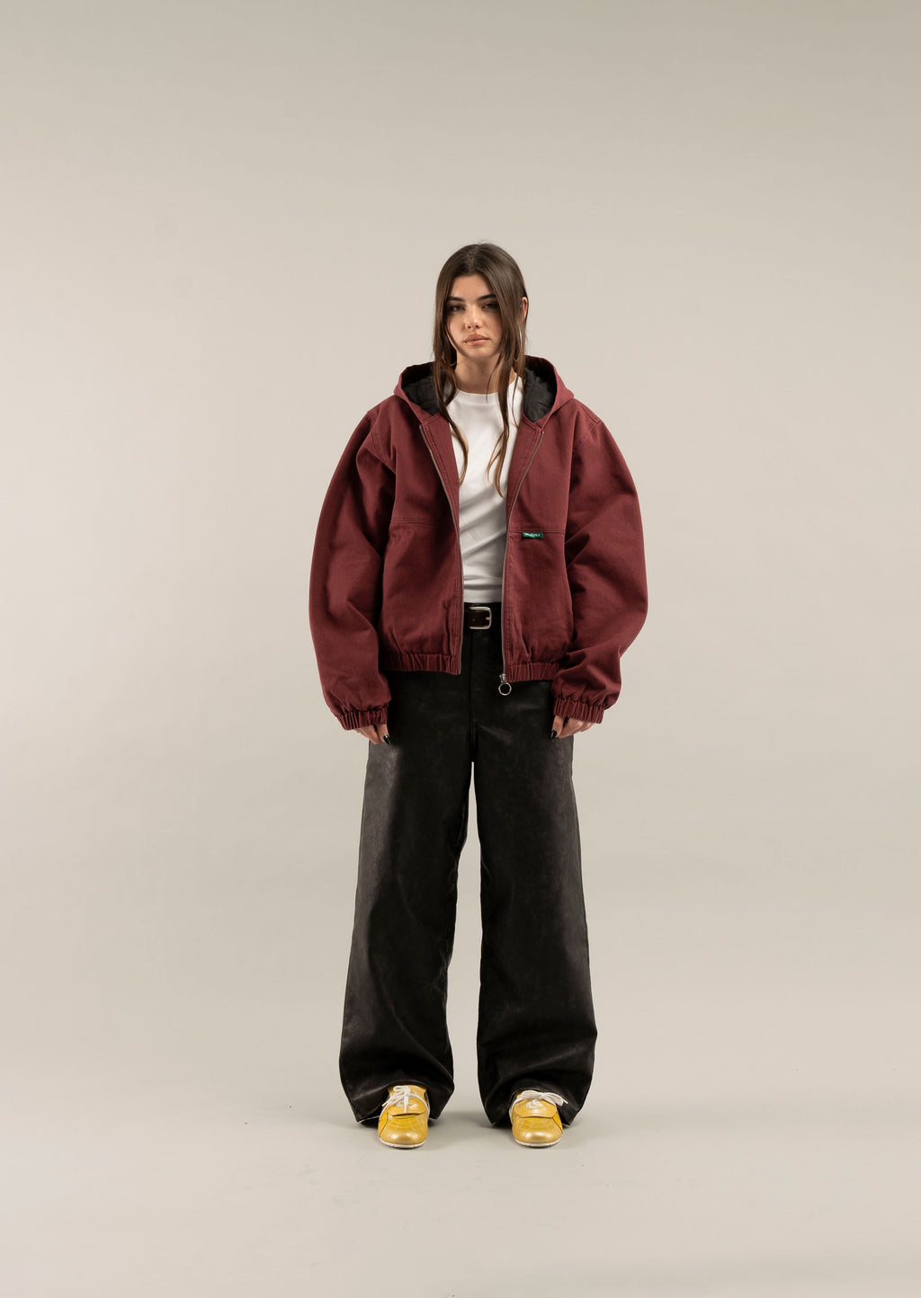 Chamarra Scuffers Stained Work Jacket Vino | 41235PKAL