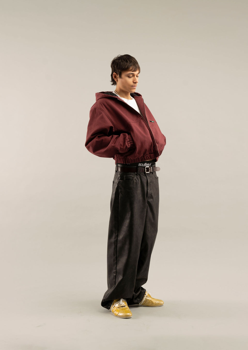 Chamarra Scuffers Stained Work Jacket Vino | 41235PKAL