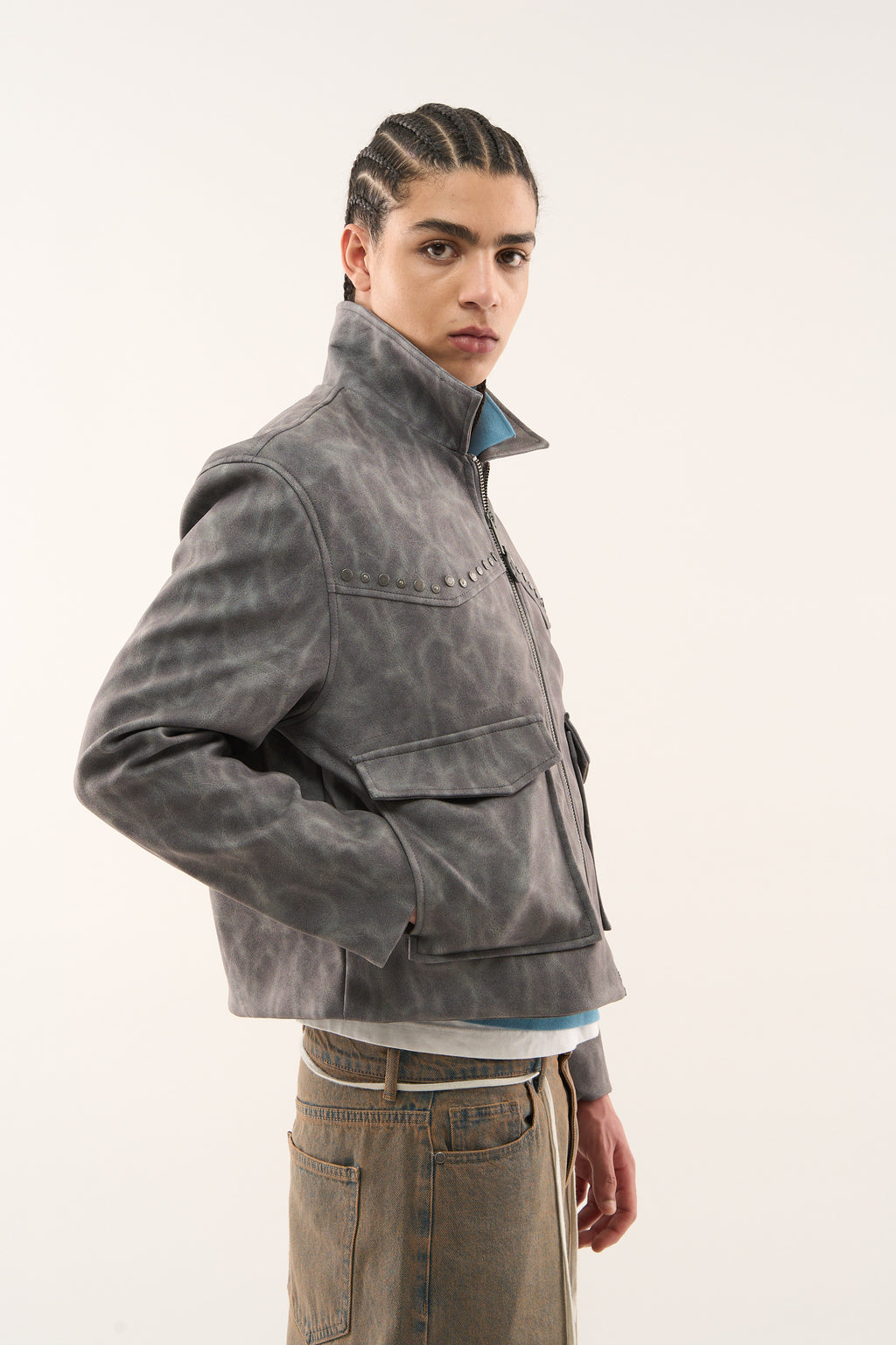 Chamarras Scuffers West Jacket Grises | 46038NPUK 