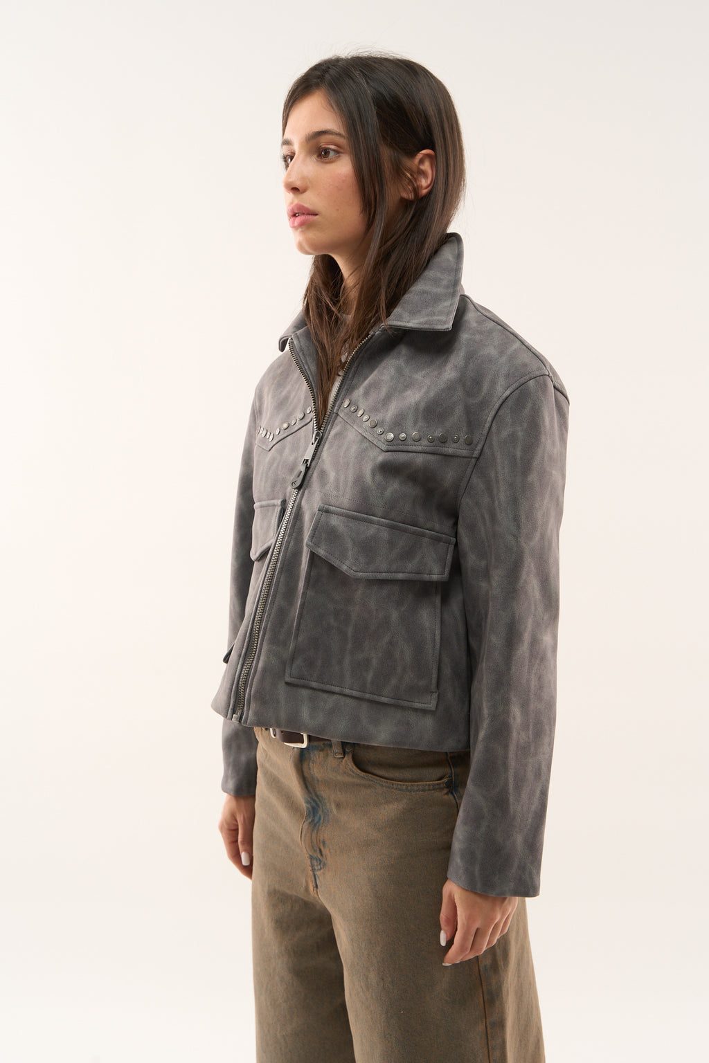 Chamarras Scuffers West Jacket Grises | 46038NPUK 