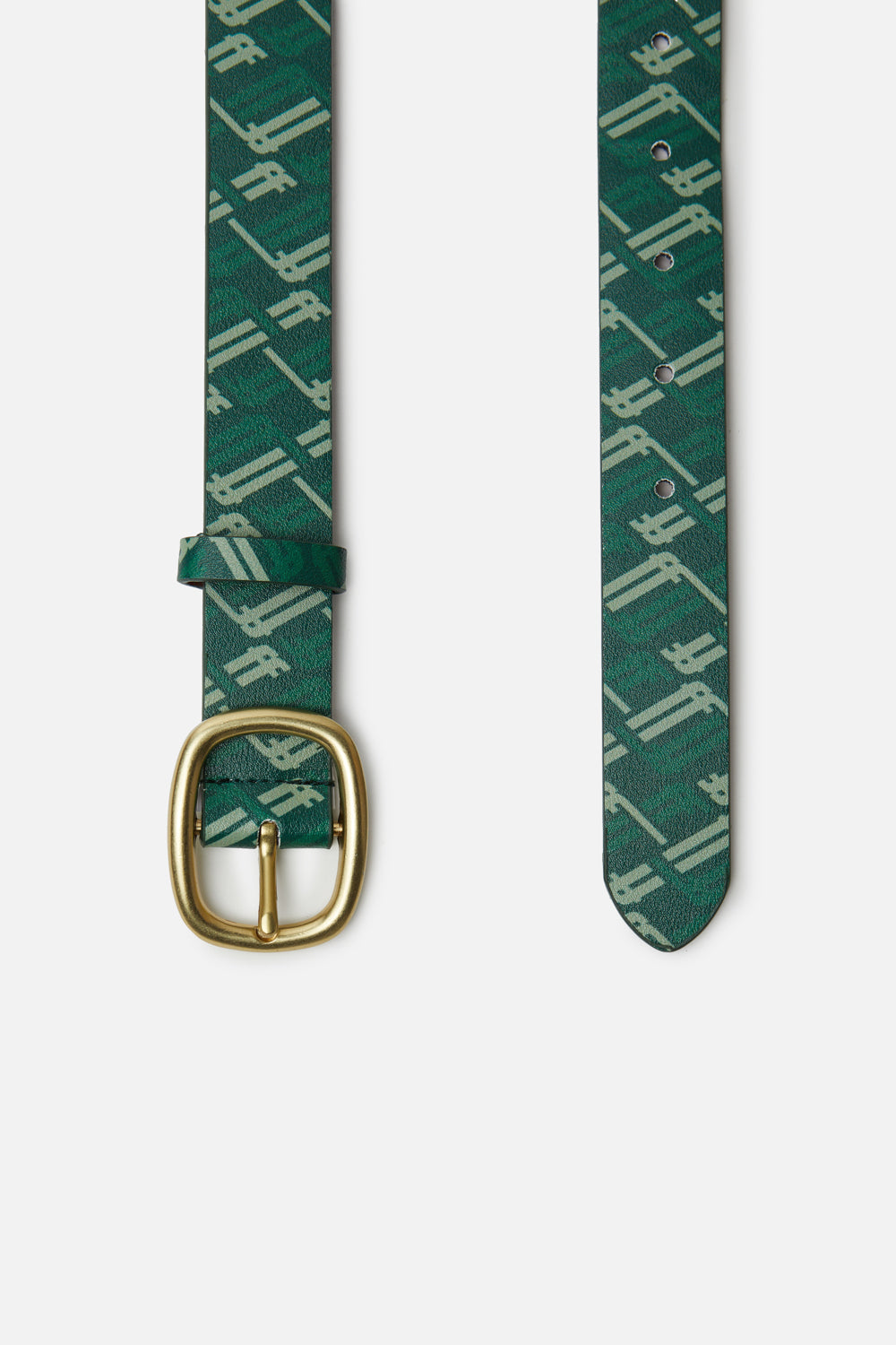 Cinturones Scuffers Monogram Belt Verdes | 48521VYTA