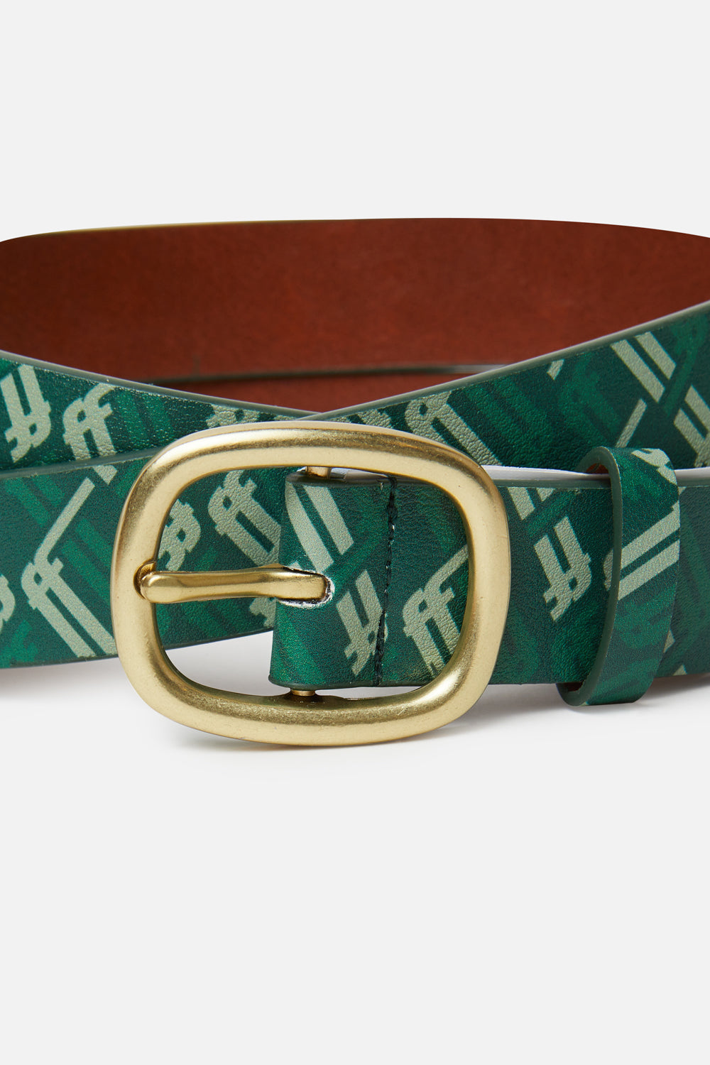 Cinturones Scuffers Monogram Belt Verdes | 48521VYTA