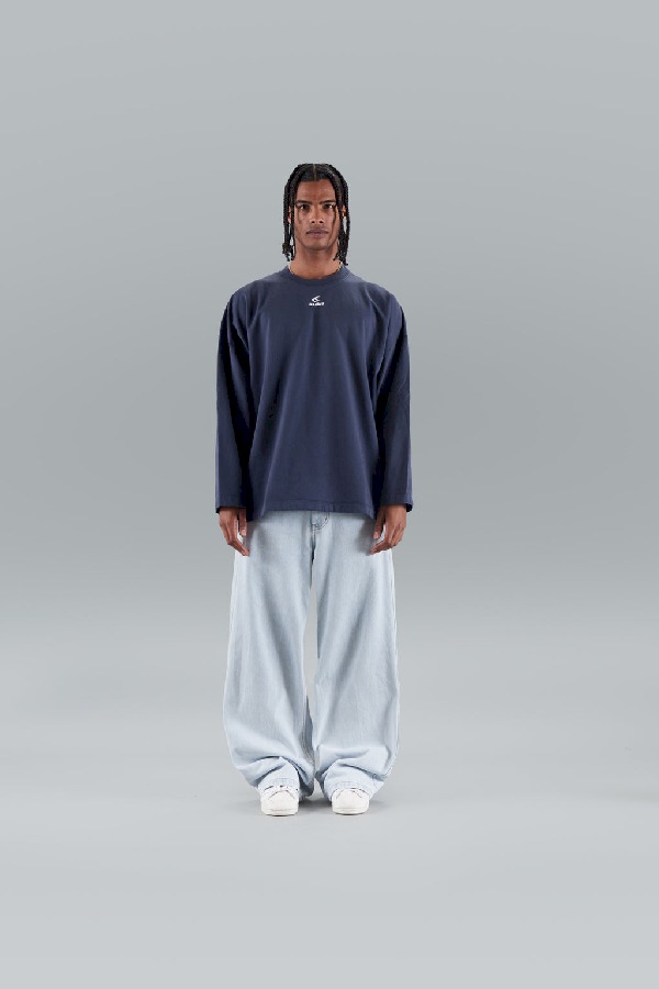 Crewneck Scuffers Angel Sweatshirt Azul Marino | 83165JDAU