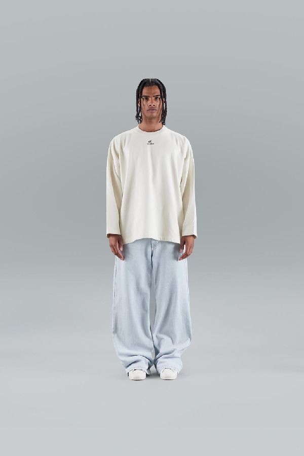 Crewneck Scuffers Angel Sweatshirt Ecru | 40328DCLA