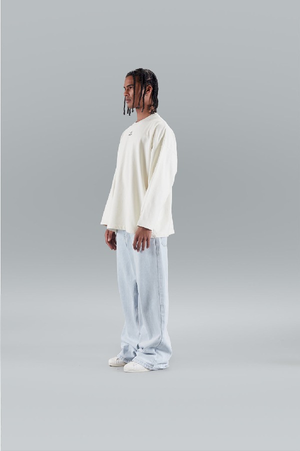 Crewneck Scuffers Angel Sweatshirt Ecru | 40328DCLA