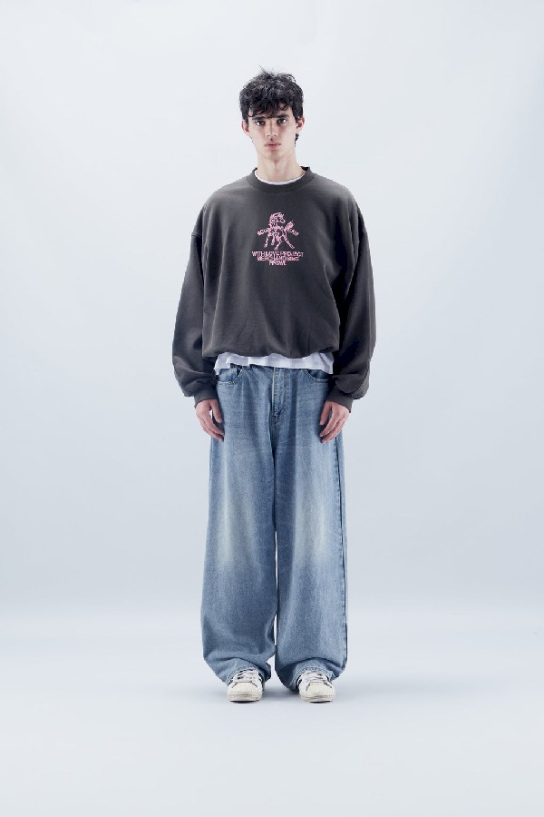 Crewneck Scuffers Horse Azules | 87461NVDM