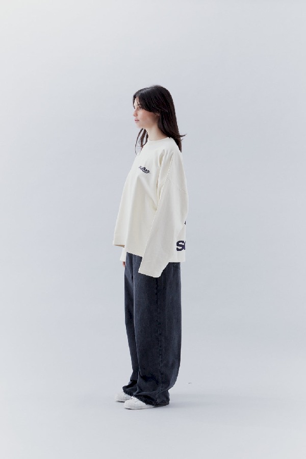 Crewneck Scuffers Palm Ecru | 72618TAPD