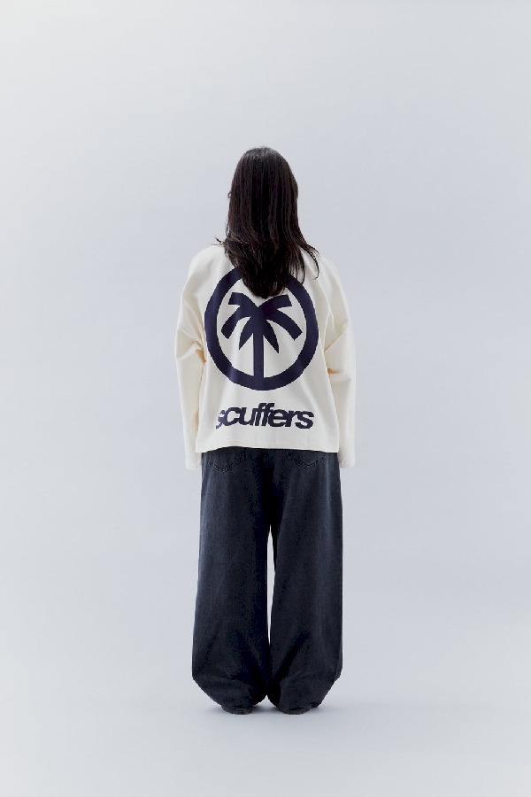 Crewneck Scuffers Palm Ecru | 72618TAPD