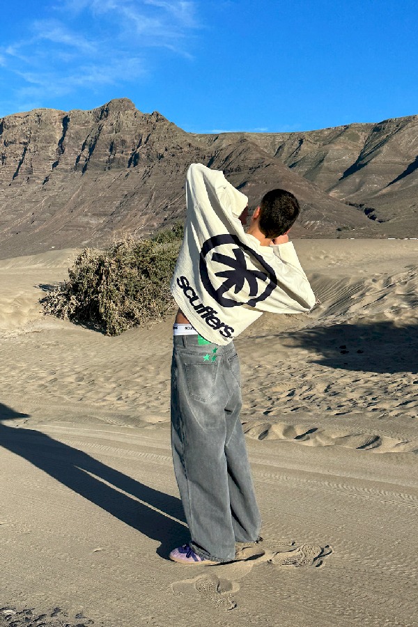 Crewneck Scuffers Palm Ecru | 72618TAPD