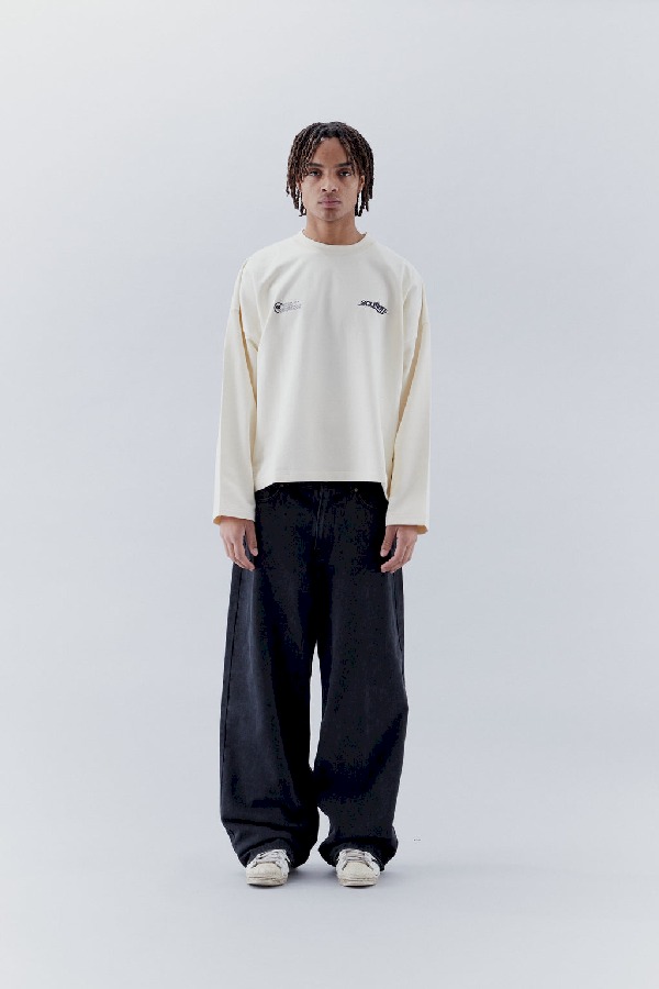 Crewneck Scuffers Palm Ecru | 72618TAPD