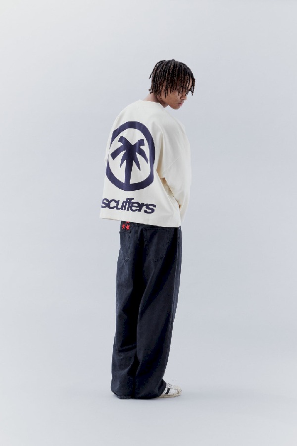 Crewneck Scuffers Palm Ecru | 72618TAPD