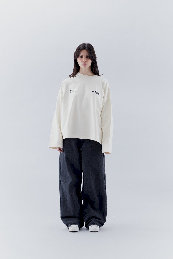 Crewneck Scuffers Palm Ecru | 72618TAPD
