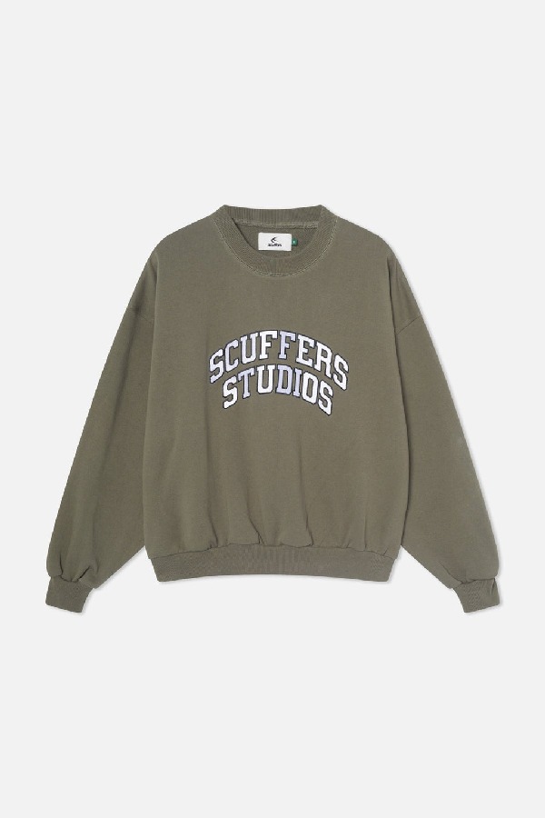 Crewneck Scuffers Semi Marrom | 75091KAZG