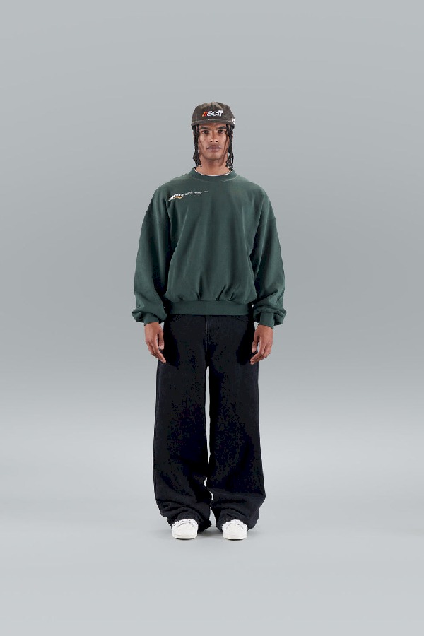 Crewneck Scuffers Sign Verdes | 68307UCFW