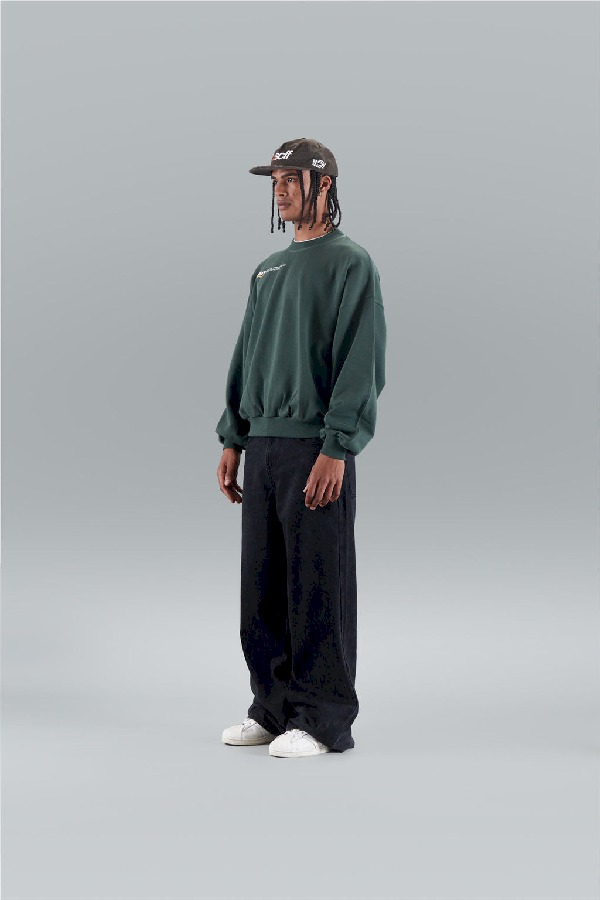 Crewneck Scuffers Sign Verdes | 68307UCFW