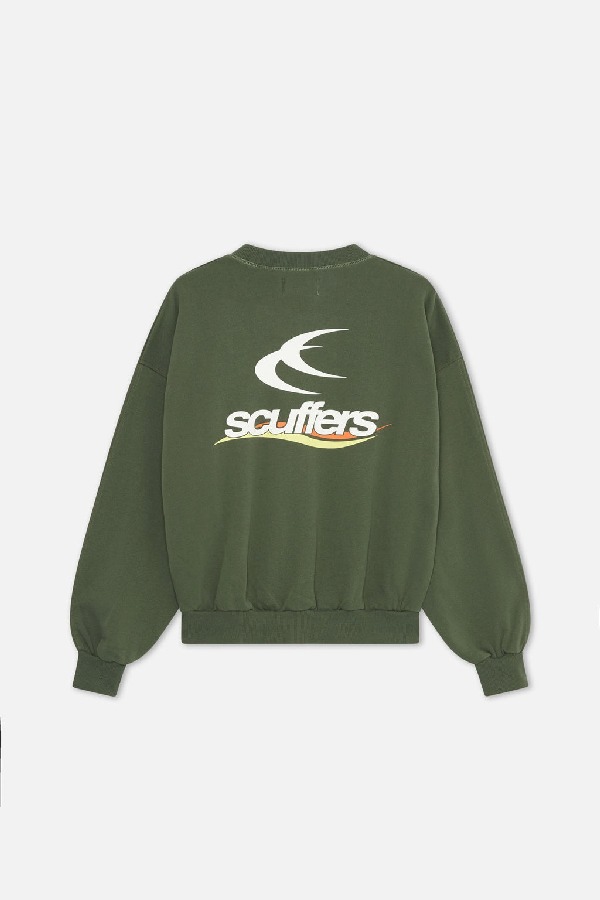Crewneck Scuffers Sign Verdes | 68307UCFW