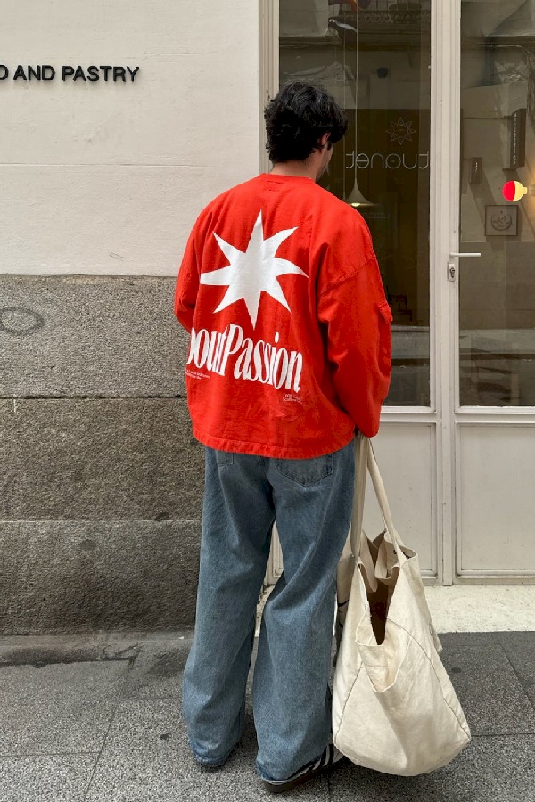 Crewneck Scuffers Star Sweatshirt Rojos | 89347VZJW