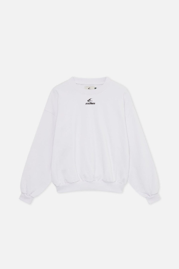 Crewneck Scuffers Stripes Blancos | 74612VASQ