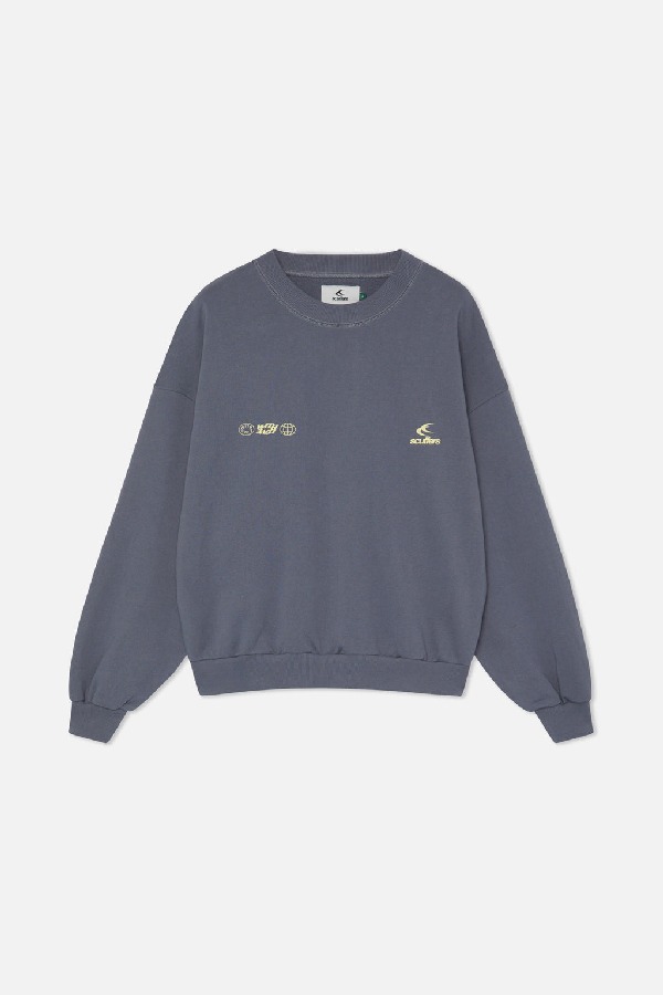 Crewneck Scuffers Universal Grises | 12504DWYI