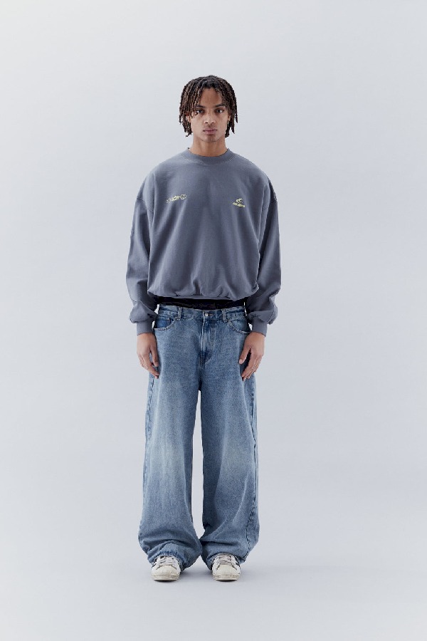 Crewneck Scuffers Universal Grises | 12504DWYI