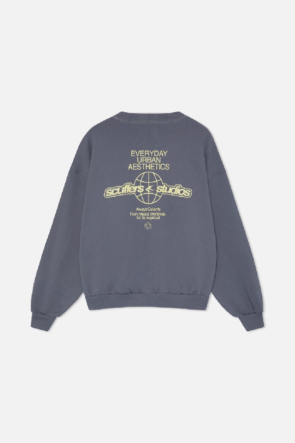 Crewneck Scuffers Universal Grises | 12504DWYI