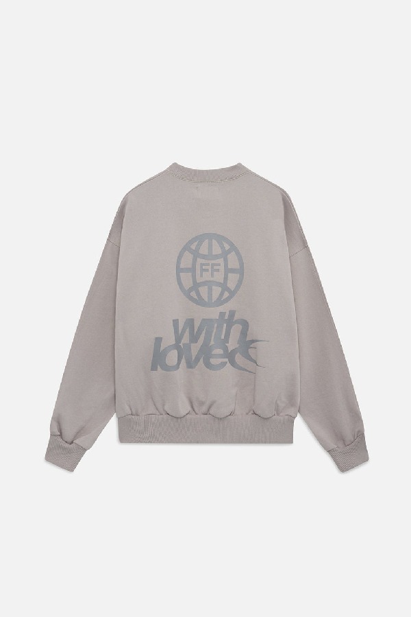 Crewneck Scuffers WLW Grises | 28415FDWP