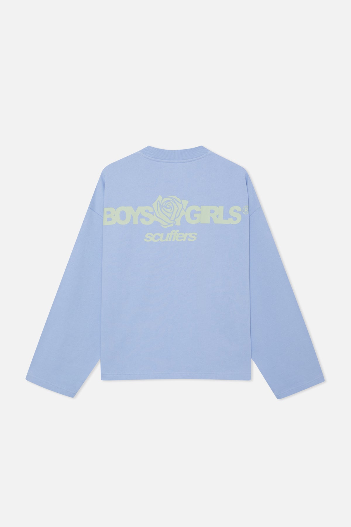 Crewnecks Scuffers Boy Sweatshirt Azules Claro | 45970GCWF