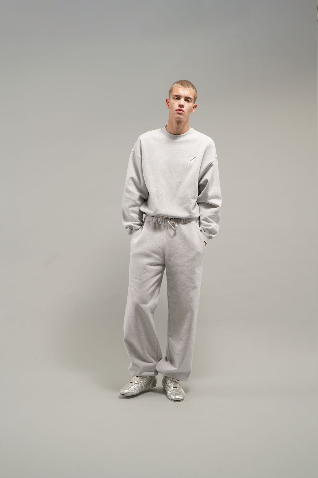Crewnecks Scuffers Everyday Crewneck Grises | 89126VRNF