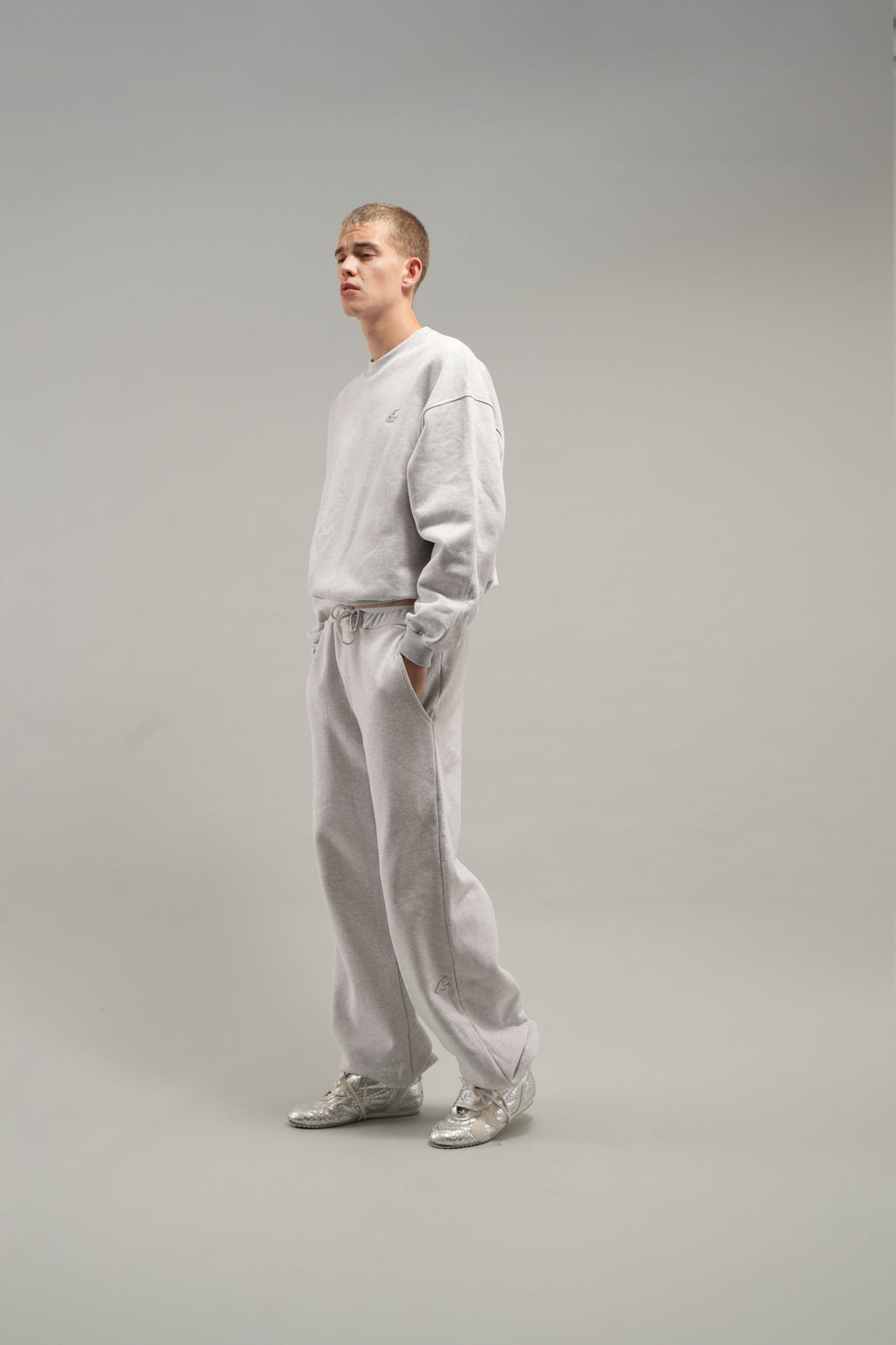 Crewnecks Scuffers Everyday Crewneck Grises | 89126VRNF