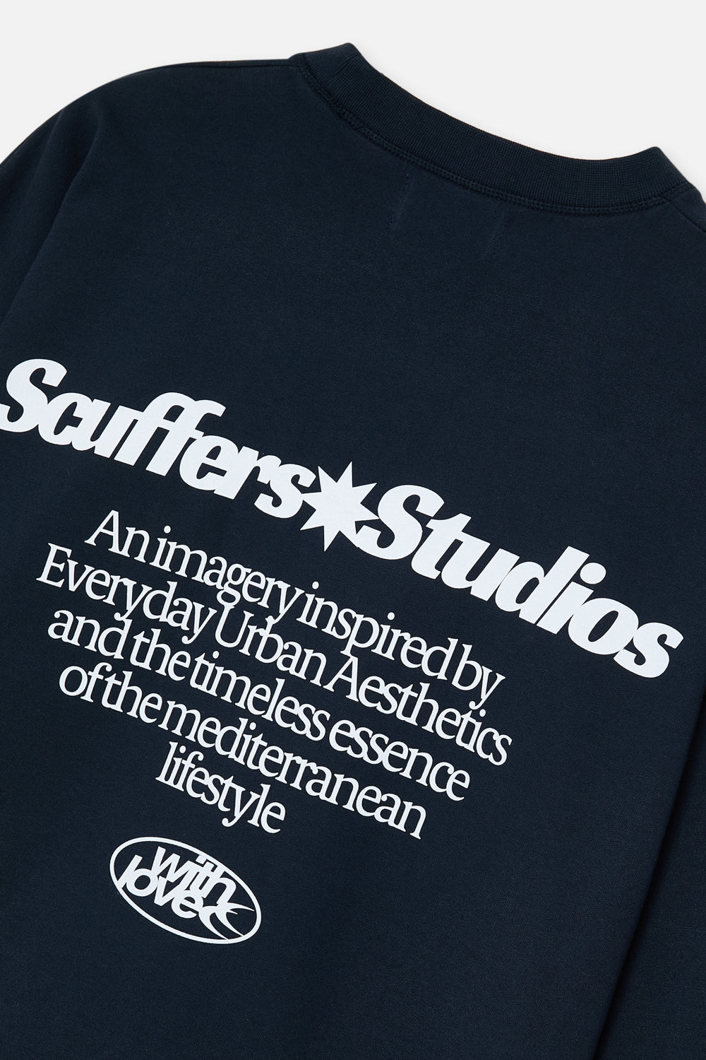 Crewnecks Scuffers Imagery Sweatshirt Azules | 65920BGHX