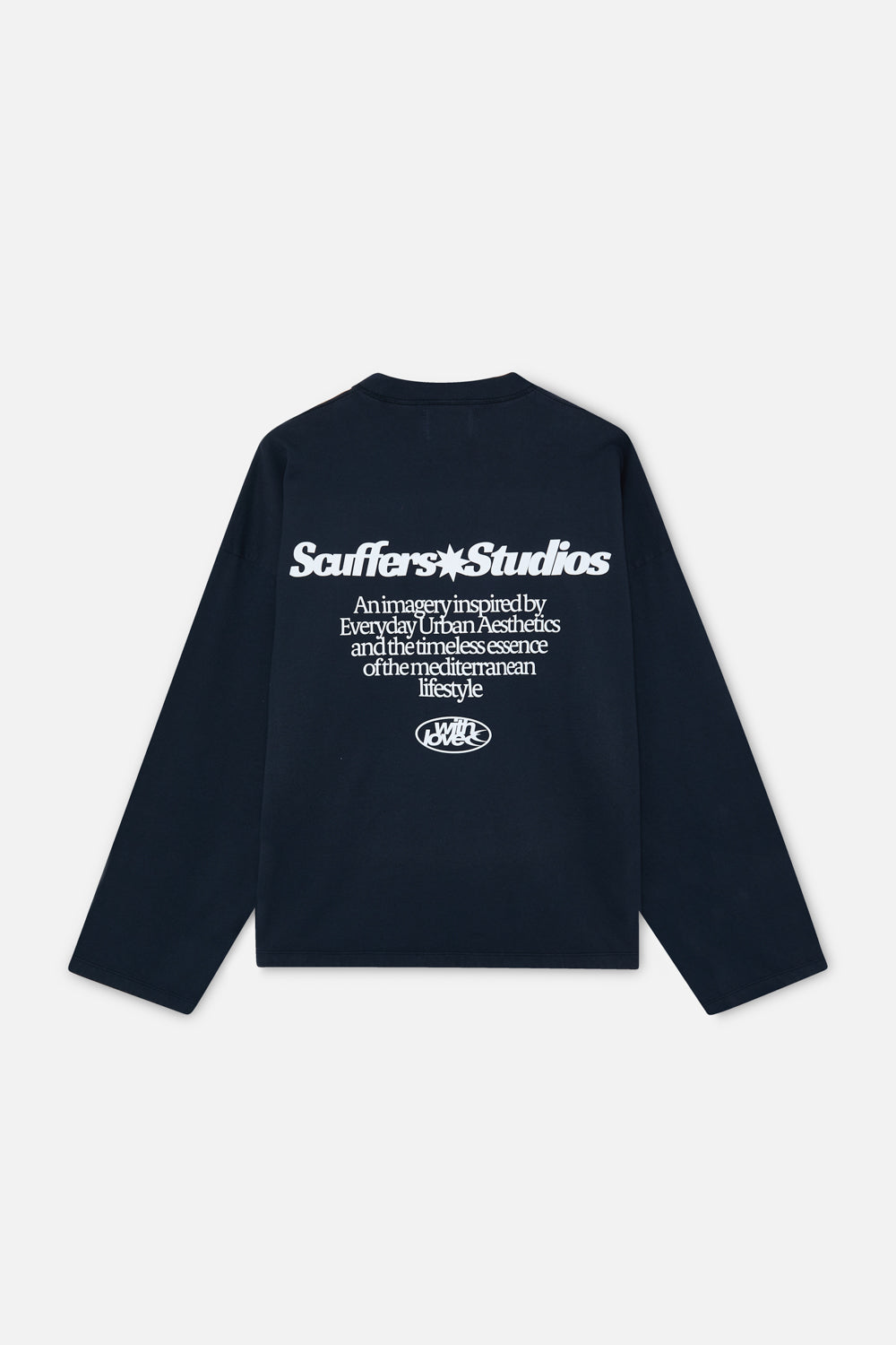 Crewnecks Scuffers Imagery Sweatshirt Azules | 65920BGHX