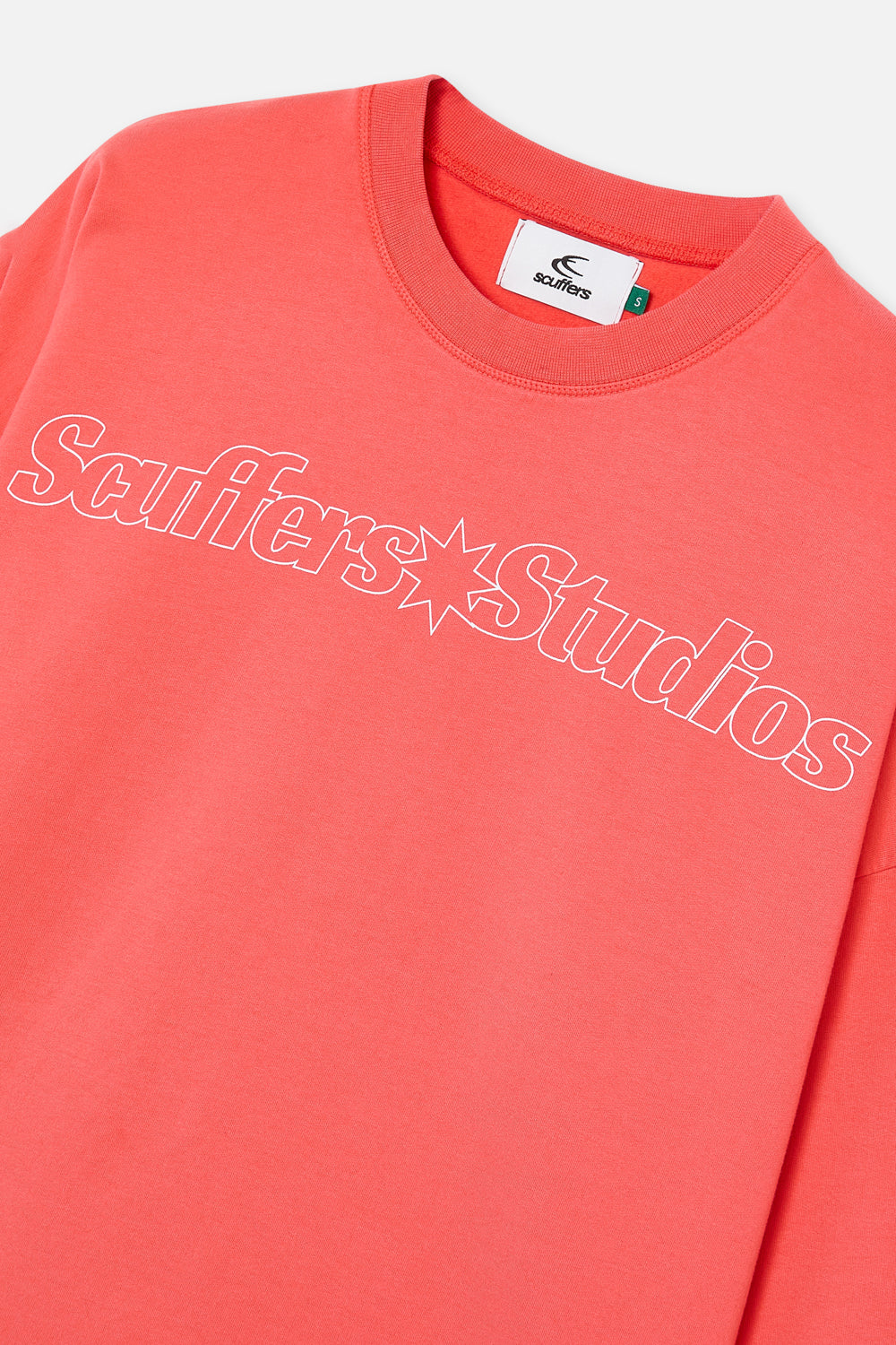 Crewnecks Scuffers Imagery Sweatshirt Coral | 59016WQPR