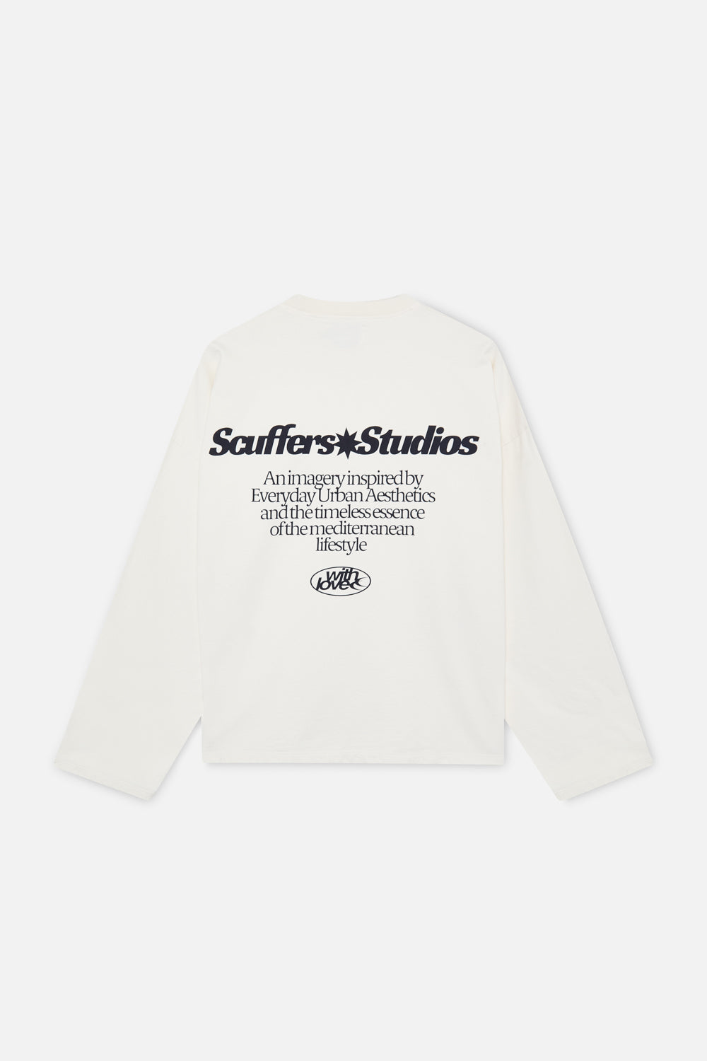 Crewnecks Scuffers Imagery Sweatshirt Ecru | 93817VYGL