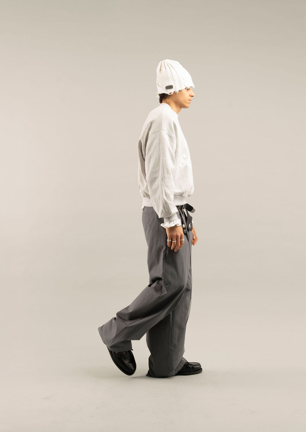 Crewnecks Scuffers Pearl Crewneck Grises | 52346WAEF