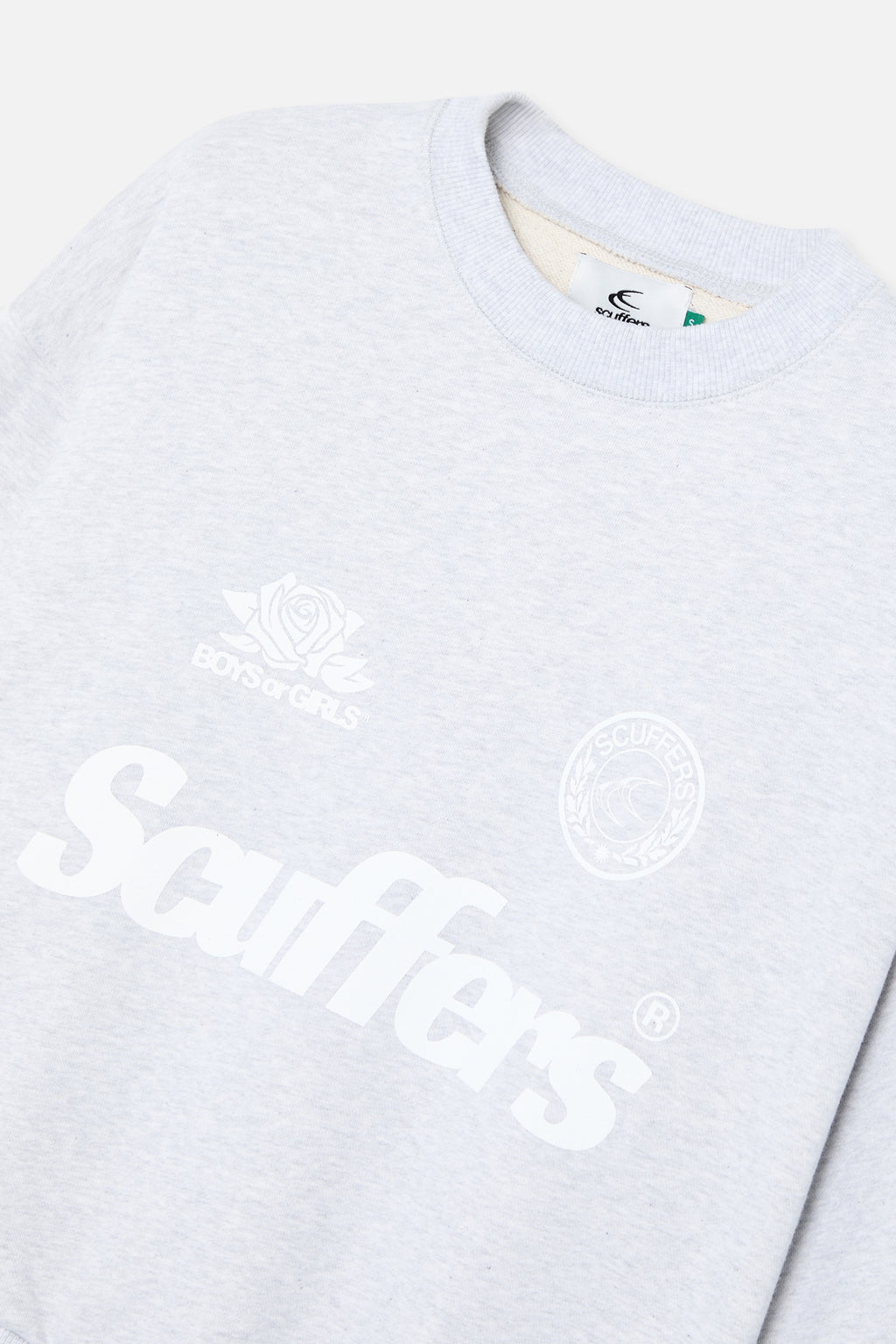 Crewnecks Scuffers Pearl Crewneck Grises | 52346WAEF