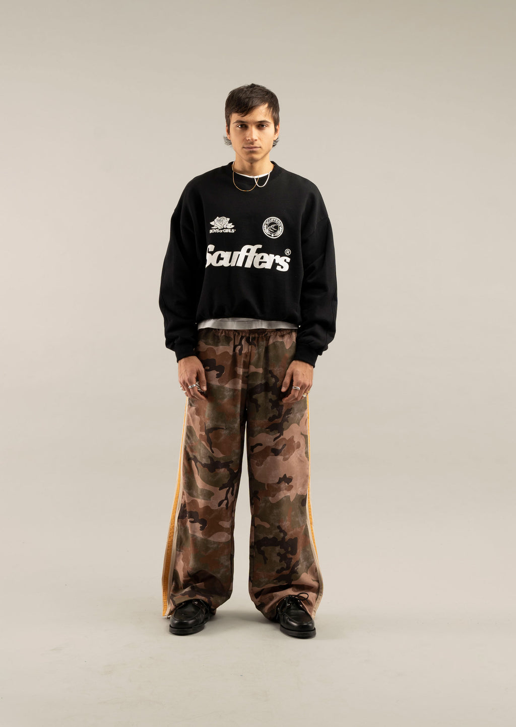 Crewnecks Scuffers Pearl Crewneck Negros | 52349FEMJ