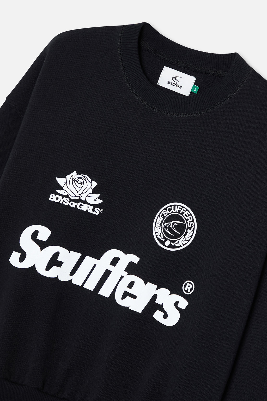 Crewnecks Scuffers Pearl Crewneck Negros | 52349FEMJ