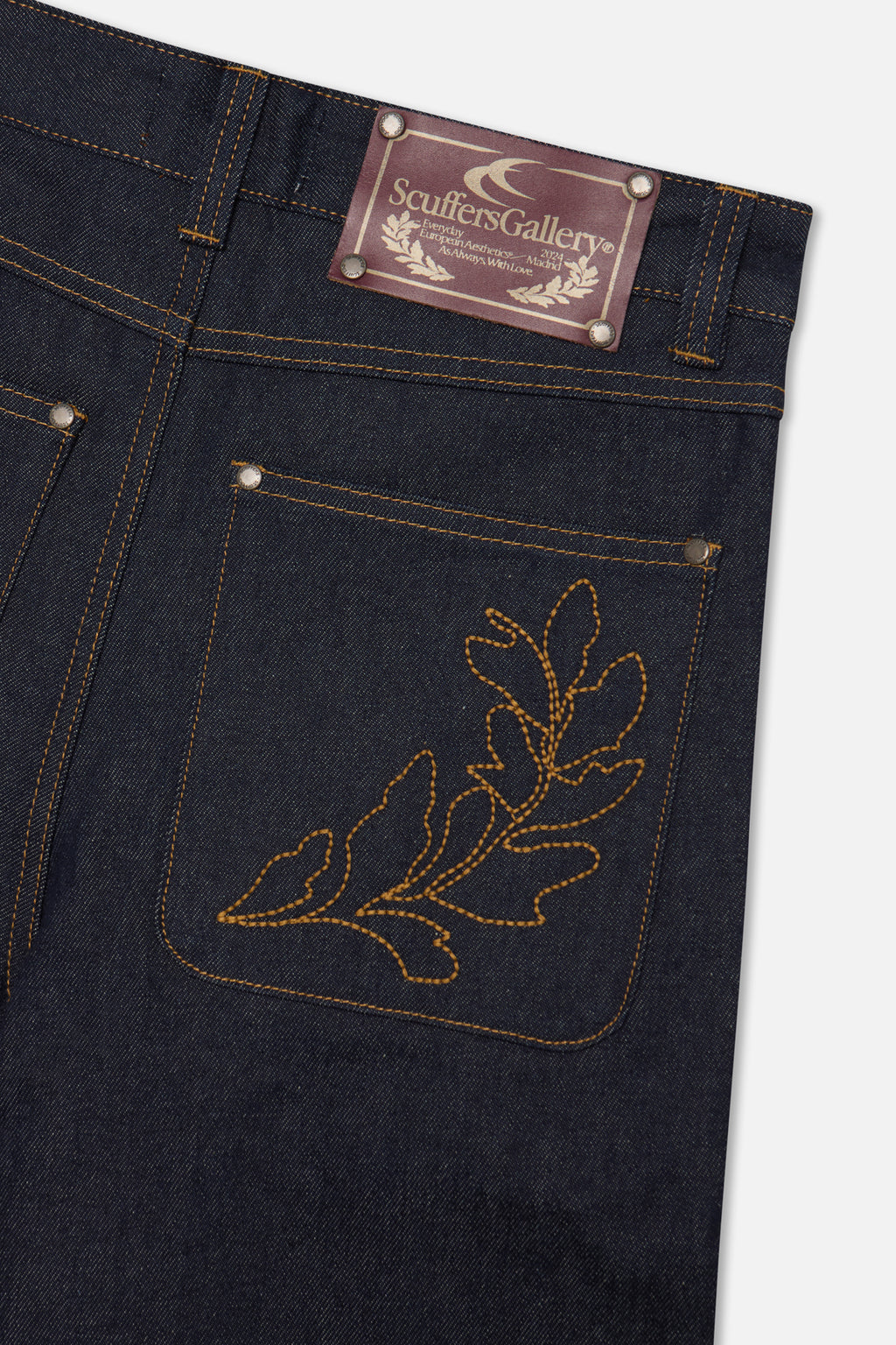 Denim Pants Scuffers Bimbo Pants Azules Oscuro | 09743GNOH