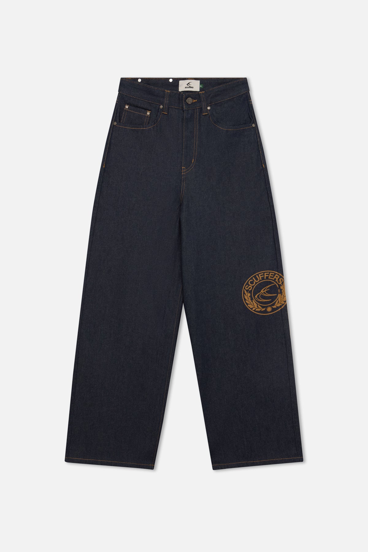 Denim Pants Scuffers Bimbo Pants Azules Oscuro | 09743GNOH