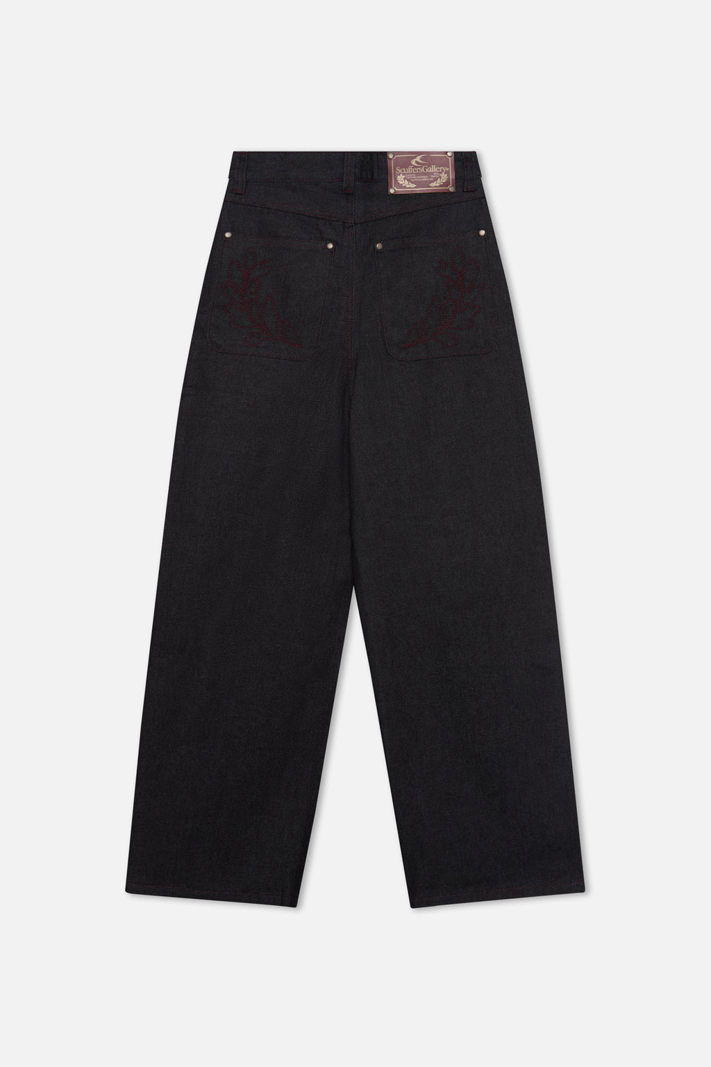 Denim Pants Scuffers Bimbo Pants Vino Oscuro | 12607JINA