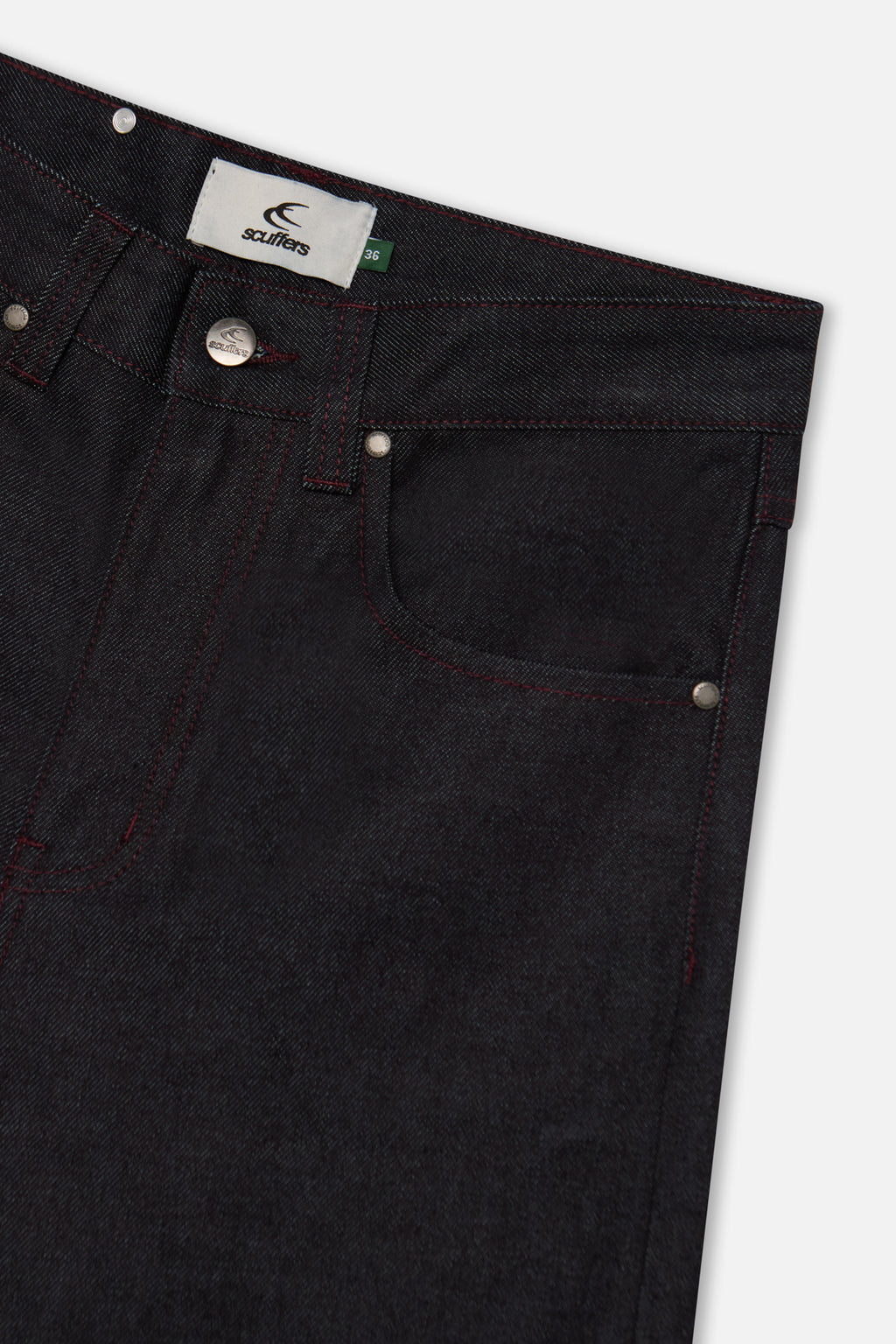 Denim Pants Scuffers Bimbo Pants Vino Oscuro | 12607JINA